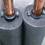 Aísle las tuberías del calentador de agua eléctrico